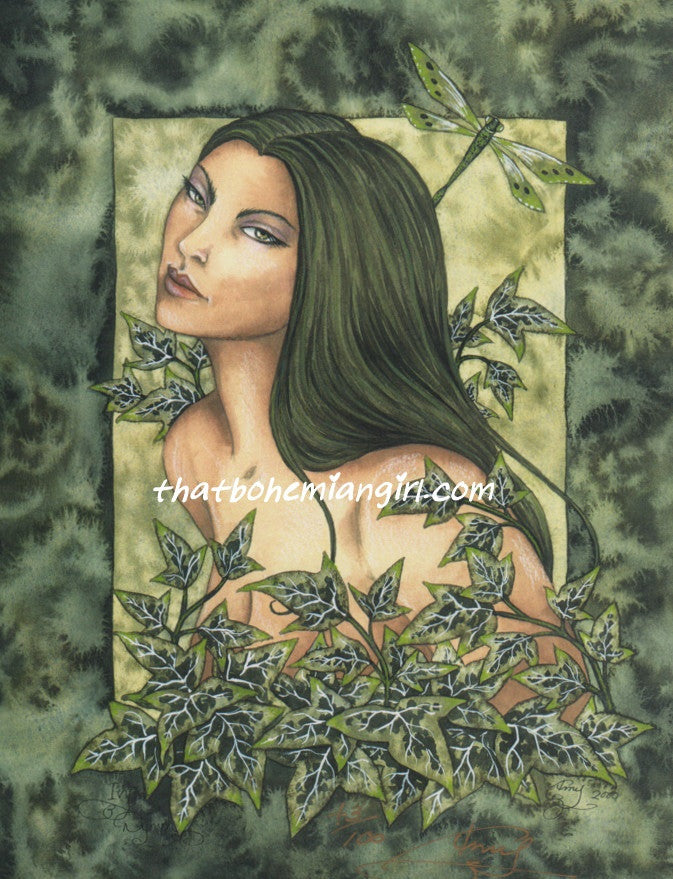 Amy Brown Ivy Fairy Nymph Print -- Limited Edition