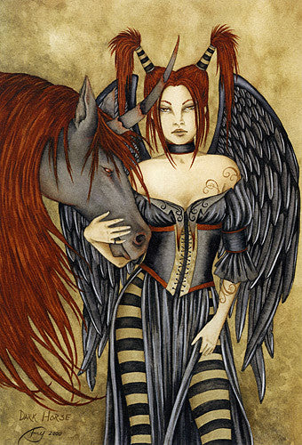 Amy Brown Dark Horse Print -- Limited Edition