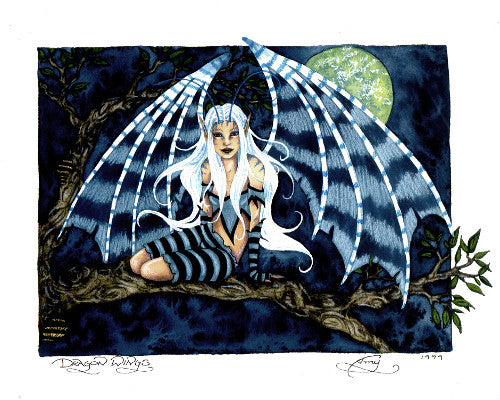 Amy Brown Dragon Wings Fairy Print