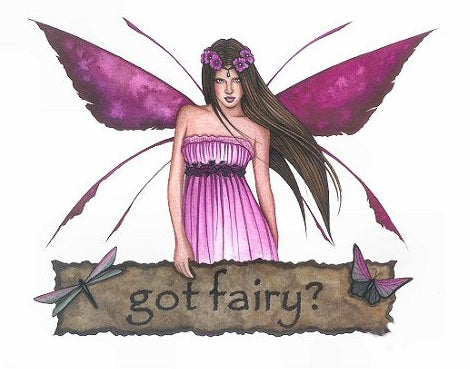 Jessica Galbreth Got Fairy Matted Print --  11 x 14