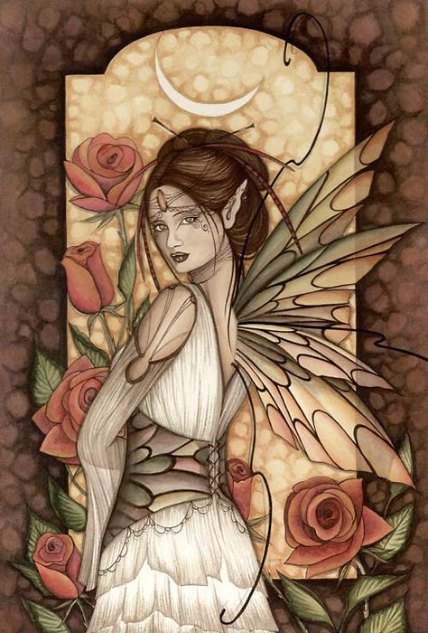 Jessica Galbreth Gypsy Rose Fairy Matted Print --  11 x 14