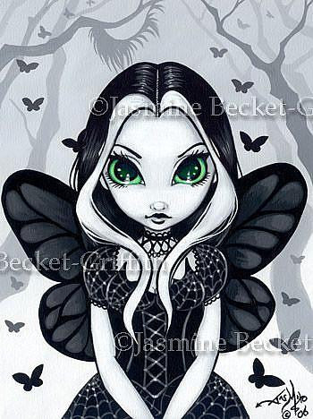 Jasmine Becket Griffith Green Eyed Magic Fairy Print