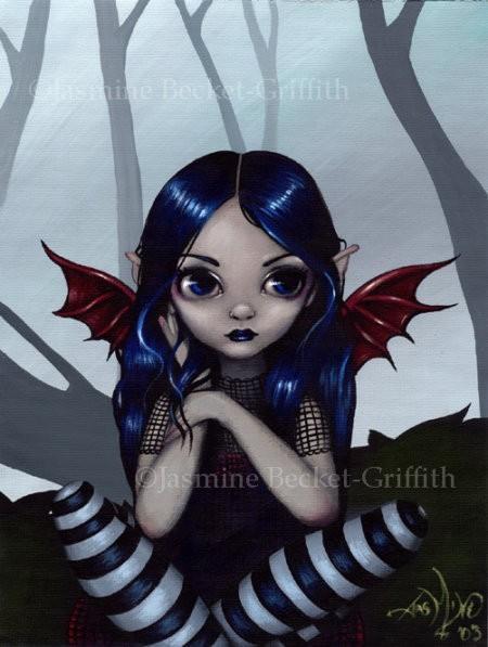 Jasmine Becket Griffith Lost but not Worried Fairy Postcard