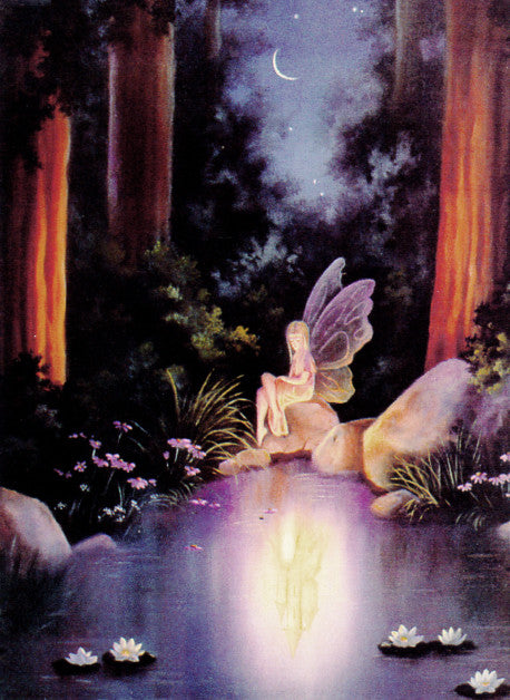 Sharon Maia Nichols The Magic Pond Fairy Greeting Card