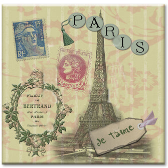 Paris Je T'aime Mouse Pad