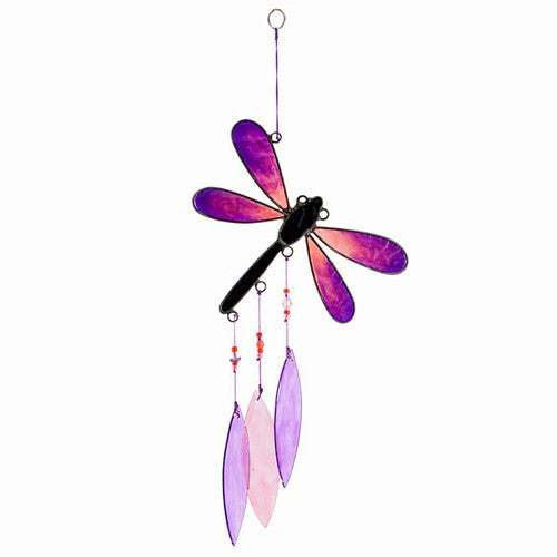 Purple Dragonfly Suncatcher