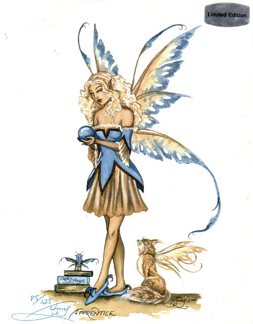 Amy Brown The Apprentice Fairy Print, Limited Edition, 8 x 10