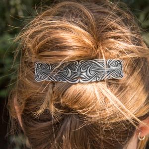 Metal Art Nouveau Design Hair Barrette | Hair Clip