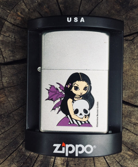 Jasmine Becket Griffith Fairy Skull Lighter by Zippo