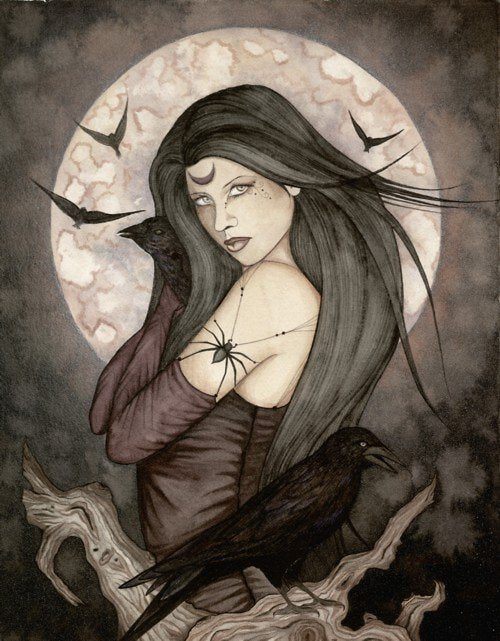 Jessica Galbreth All Hallows Eve Gothic Print