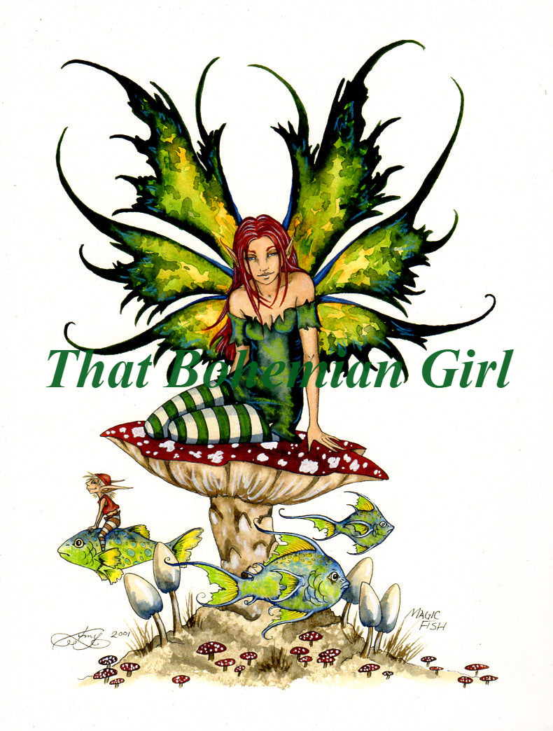 Amy Brown Magic Fish Fairy Print