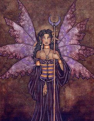 Amy Brown Dark Queen Fairy Print