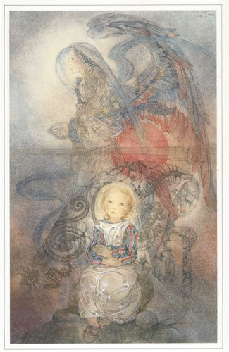 Sulamith Wulfing The Angel and the Child Art Print Printed in the Netherlands