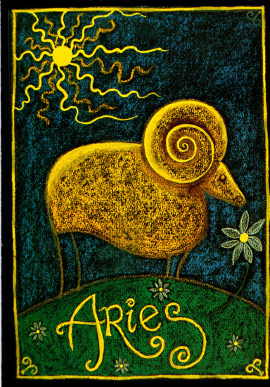 Aries Note Card