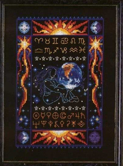 Astrology Sampler Cross Stitch Pattern by Anne Marie Garrison