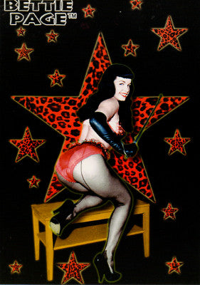 Bettie Page Sexy Star Postcard