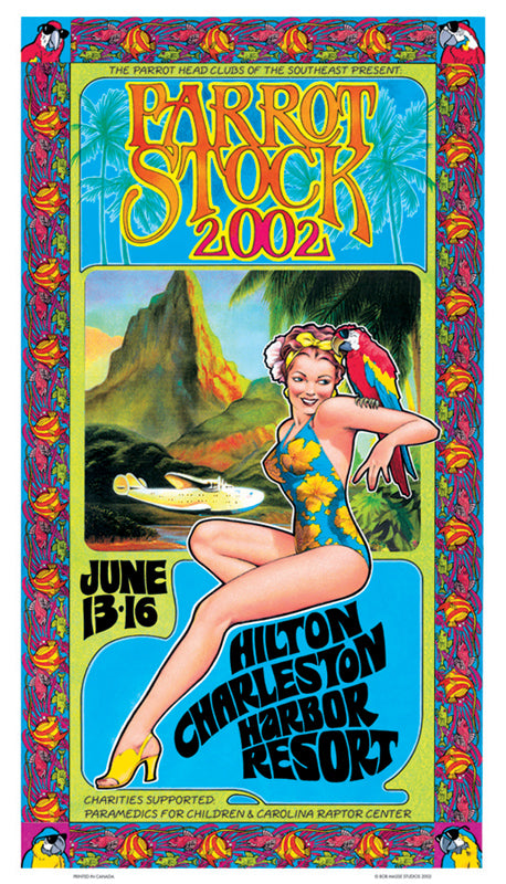 Bob Masse Parrot Stock 2002 Playbill Art Card