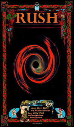 Bob Masse Rush Collaboration with Macrae Playbill Art Card
