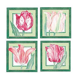 Wallies Botanical Tulip Wallpaper Cutouts