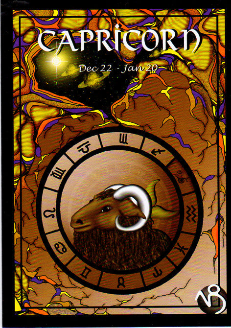 Astrological Capricorn Greeting Card