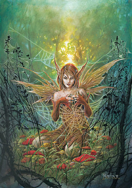 Cobweb Fairy Card by Briar