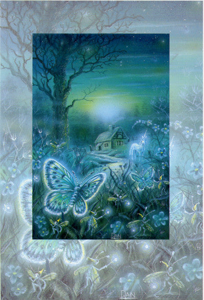 Danny Flynn Secret Garden Butterflies Art Card