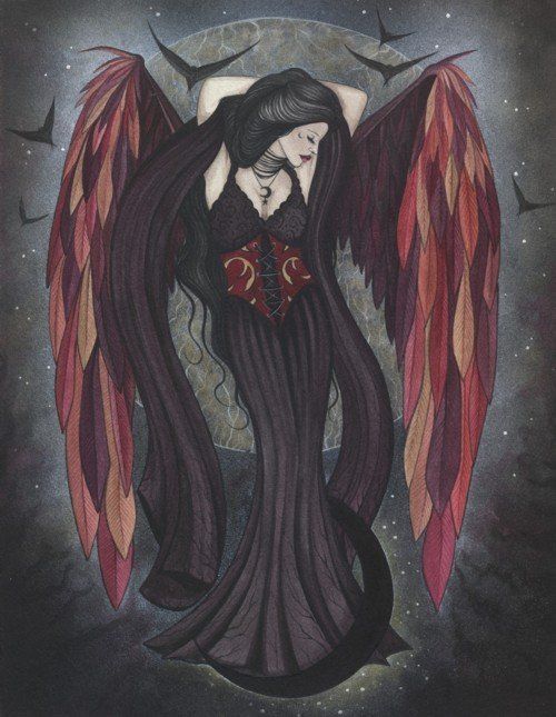 Jessica Galbreth Dark Angel Print