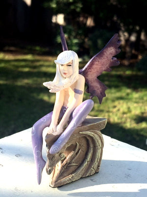 Amy Brown Mini Fairy Dragon Dream Figurine |  Amy Brown Signature Series Retired