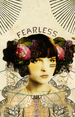 Papaya Fearless Woman Postcard