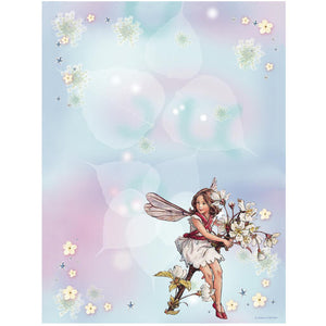 Wallies Peel and Stick Flower Fairy Dry Erase