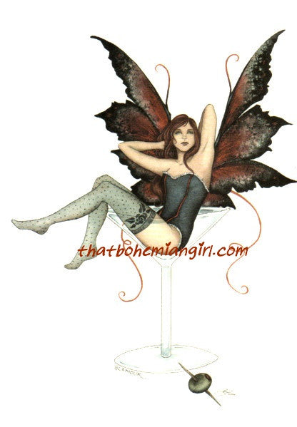 Amy Brown Glamour Fairy Postcard