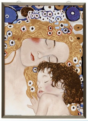 Glassmasters Klimt Mother and Child, Three Ages of Woman Stained Glass