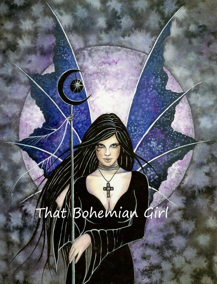 Jessica Galbreth Gothic Faery Fairy Signed Print -- 11 x 14 - That