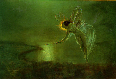 John Atkinson Grimshaw Illumination Fairy Art Card