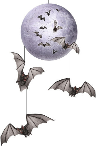 Bat Mobile Halloween Hanging Decoration