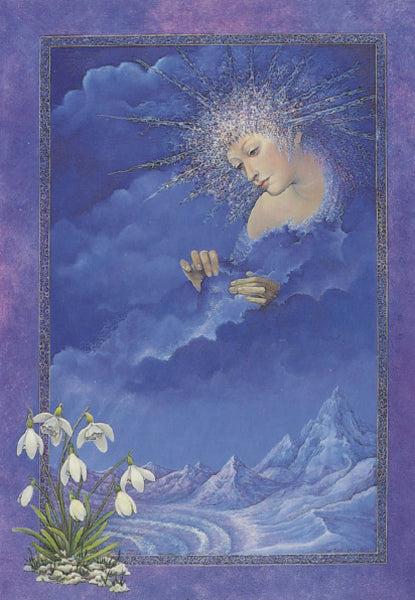 Linda Garland Ice Goddess Greeting Card