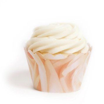 Ivory Roses Designer Cupcake Wrappers
