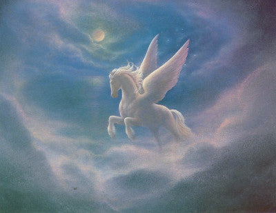 Jack Shalatain Celestial Guardian Pegasus Art Card