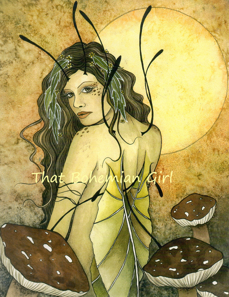 Jessica Galbreth Summer Fae Signed Print -- Early Works