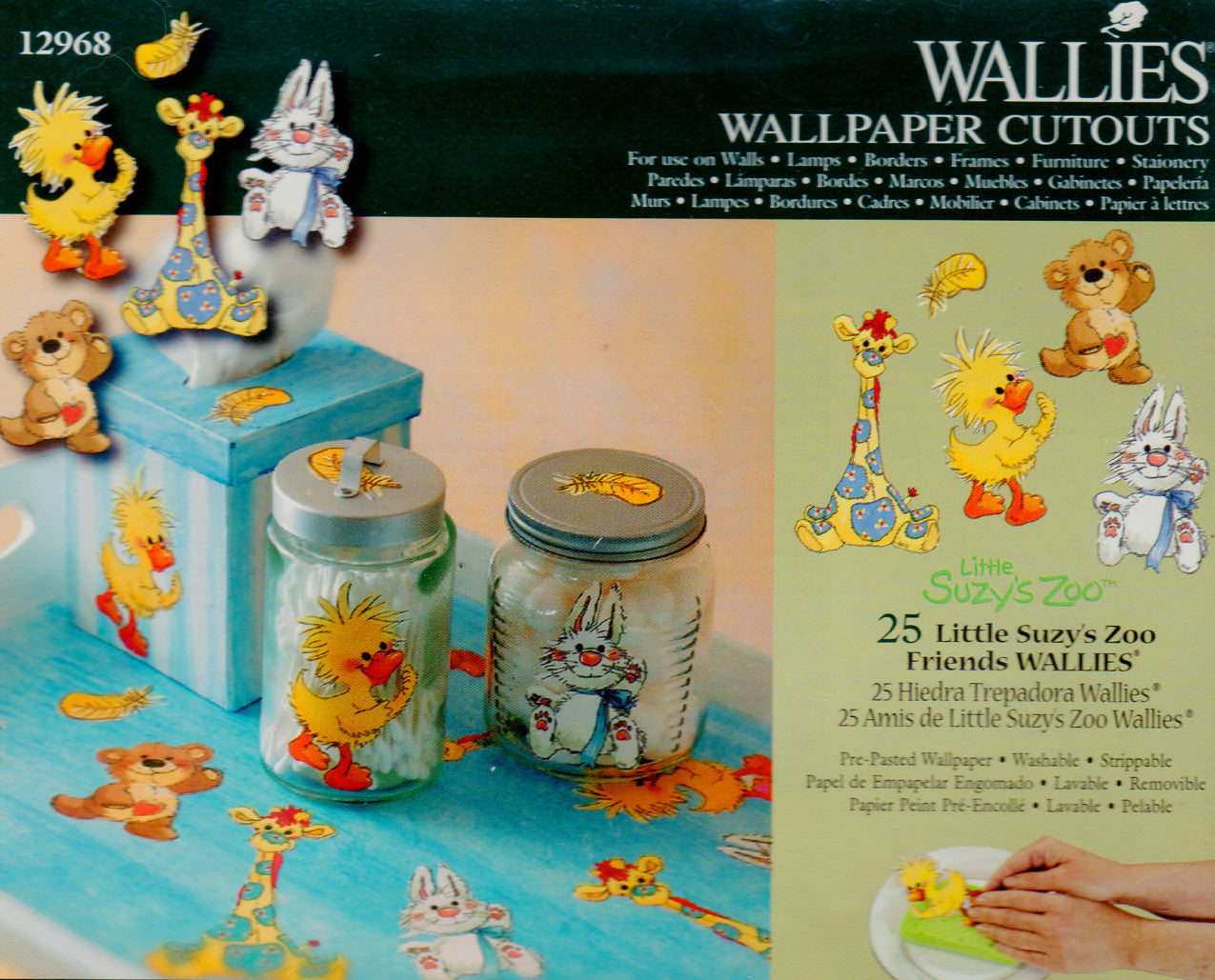 Wallies Little Suzys Zoo Friends Wallpaper Cutouts