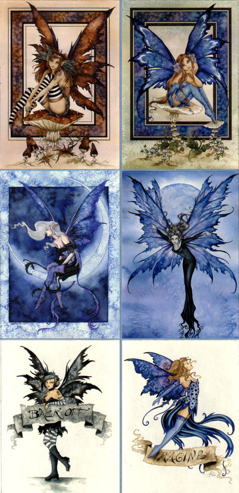 Amy Brown Fairy Magnet Set
