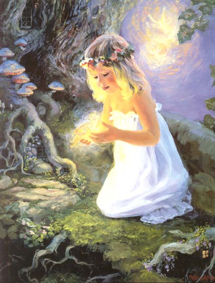 Making Friends Detha Watson Fairy Note Card