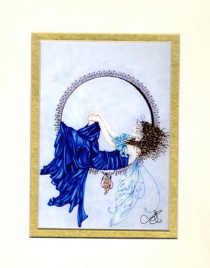 Lee Anne Seed Signed Luminescent Rapture Fairy Matted Print