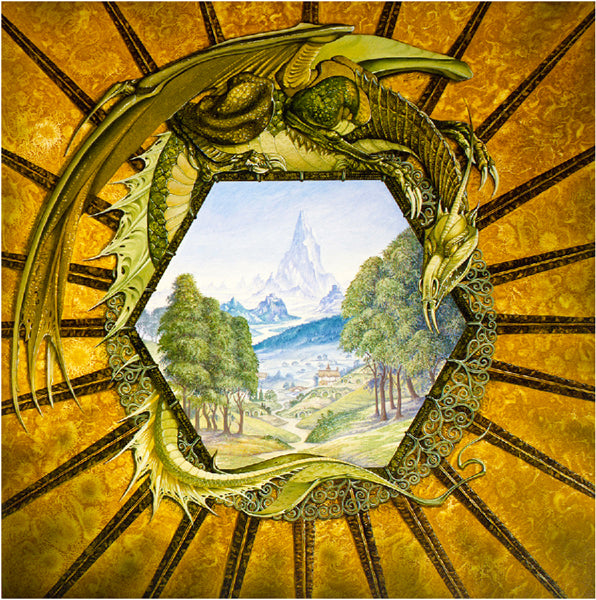 Roger Garland Middle Earth Tolkien Greeting Card