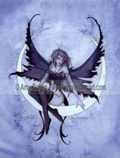 Amy Brown Moon Child Fairy Ceramic Tile Art