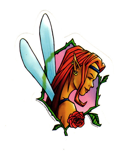 M. Shinoda Rose Fairy Vinyl Sticker