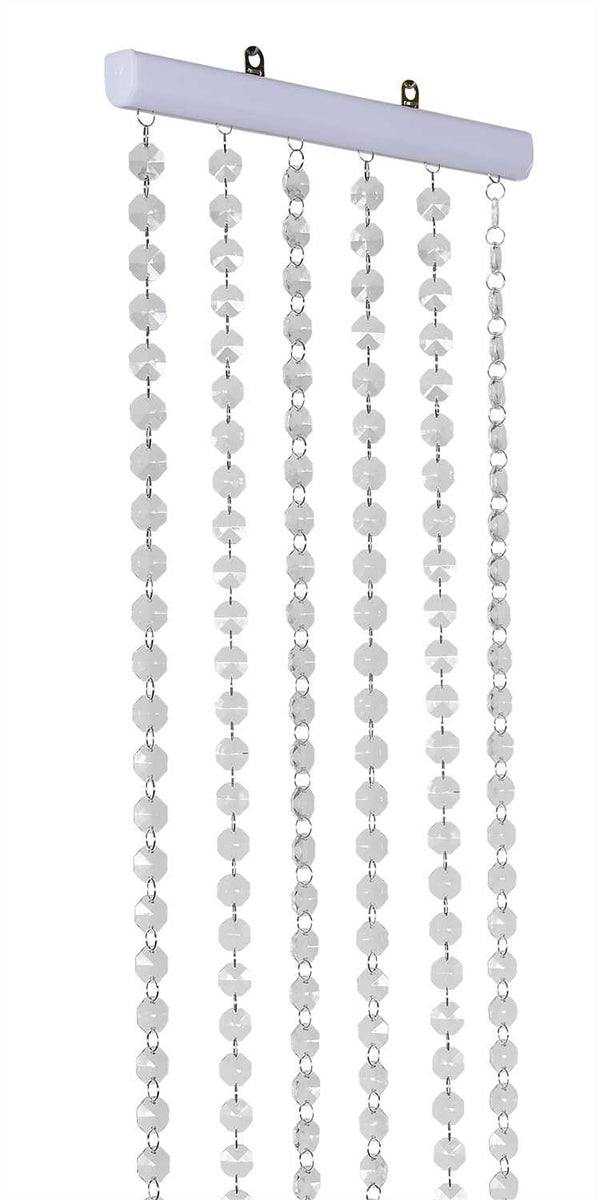 1X Acrylic Curtain Crystal Bead String Octagonal Wedding Party Decoration  LI