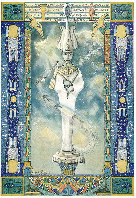 Corrina Rockley Egyptian Osiris Greeting Card