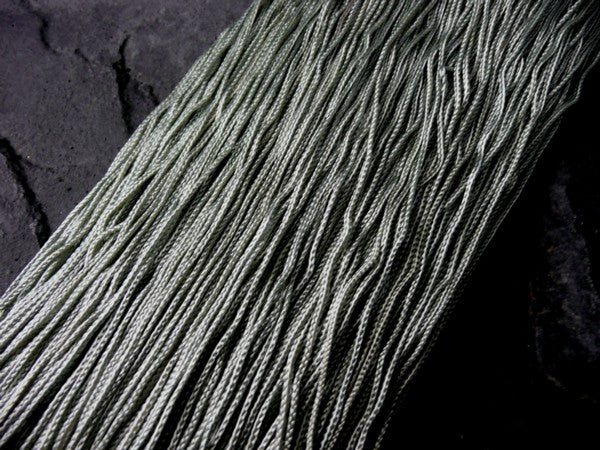 Silver Pewter String Curtain -- 6 Feet Long