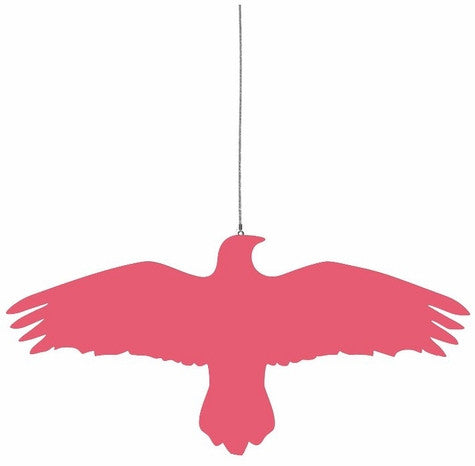 Hanna Bjarnadottir Raven Bird on a Wire Hanger -- Pink